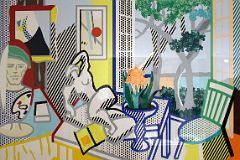 Roy Lichtenstein Bellagio Hotel Mural - Still Life With Reclining Nude (Study) 1997 From The Roy Lichtenstein Foundation Collection At New York Met Breuer Unfinished